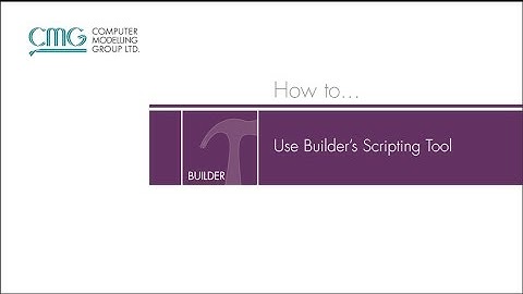How to Use CMG Builder