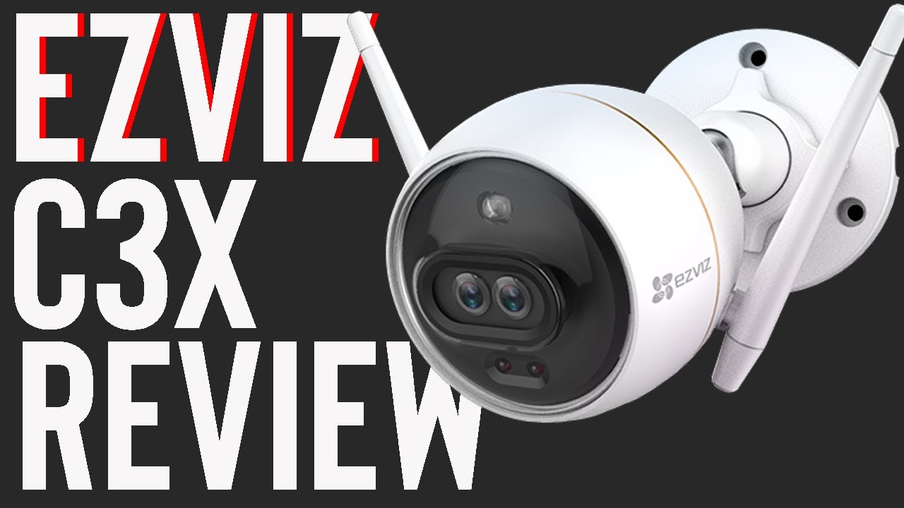 Review EZVIZ C3X Outdoor WiFi Security Camera YouTube