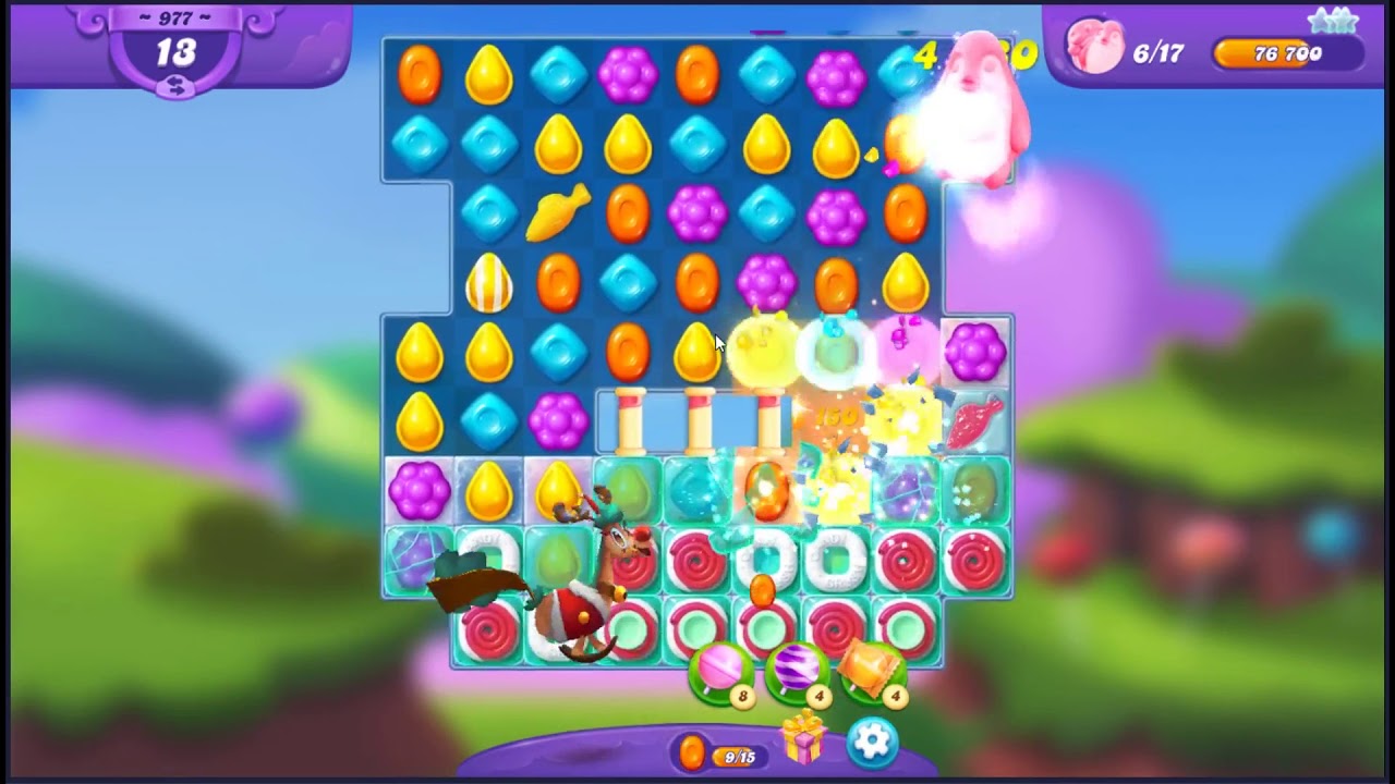 Candy (´∀｀) お取り置き Candy Crush Friends Saga Level 977 - NO BOOSTERS