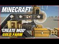 Automatic Gold Farm | Minecraft Create Mod Tutorial