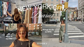 NYC VLOG  days in my life | vintage shopping, living alone, a realistic life update