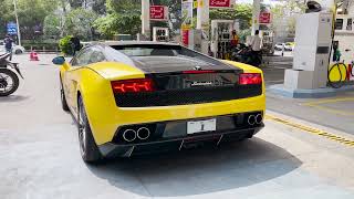 Lamborghini Gallardo Bicolore w/ Quick Silver Exhaust | LOUD Start-up & fly-bys.