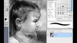 Realtime Speed Sketching: 15 minute portrait PT 2