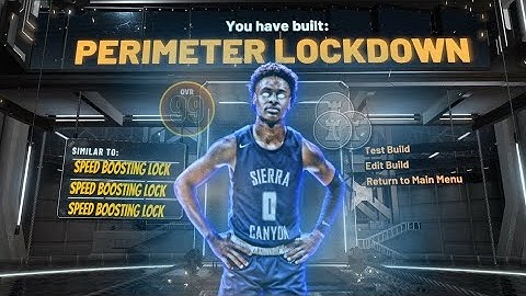 BRONNY JAMES *SPEED BOOSTING* PERIMETER LOCKDOWN BUILD (AGAINST TYCENO) ON NBA 2K20