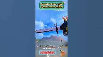 Ballistic Knife with Opalescence camo 🎏 #codm #shorts