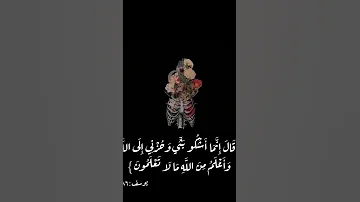 قال إنما أشكو بثي و حزني إلى الله المصحف Ytshorts Youtubeshorts Shortvideo Shorts Youtubeshorts 