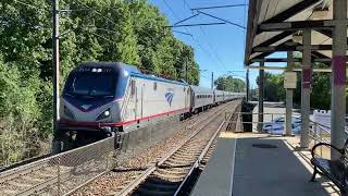 Amtrak ACS-64 617 at Canton Junction with hornshow