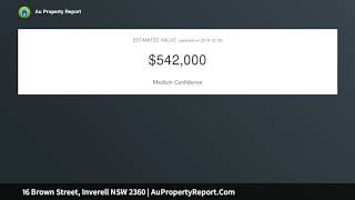 16 Brown Street, Inverell NSW 2360 | AuPropertyReport.Com