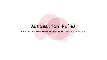 Create Automation Rules for Email/SMS Notifications | Booking Confirmations & Feedback Requests