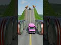 Colourful School Buses vs Hydraulic Crush - BeamNG.Drive