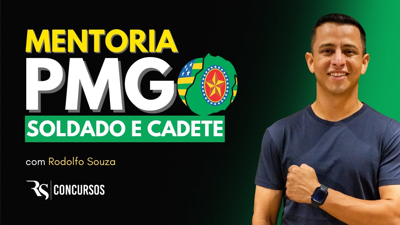 Mentoria Gratuita Concurso PMGO 2026 | Soldado e Cadete