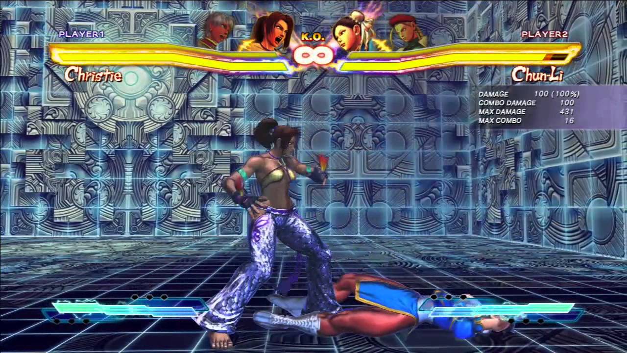 street fighter x 鉄拳 ver 2013 クリスティ youtube