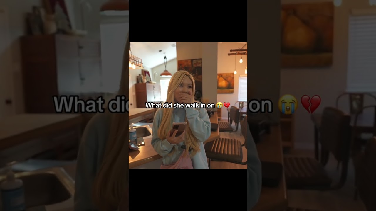 She couldn't believe what she saw 😭