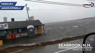 Raw video: Flooding in Seabrook during Friday nor'easter