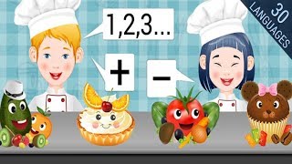 Kids Chef - Math learnig game || numbers puzzle to create funny recipes - teach counting, addition. screenshot 4