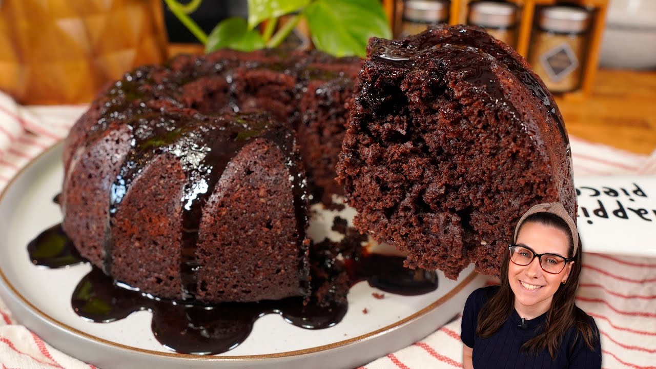 Bolo de chocolate sem leite e sem ovos, MUITO FOFINHO! Bolo chocolate vegano