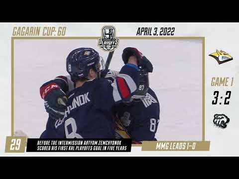 2022 KHL Gagarin Cup Playoffs in 60 seconds - 03 April