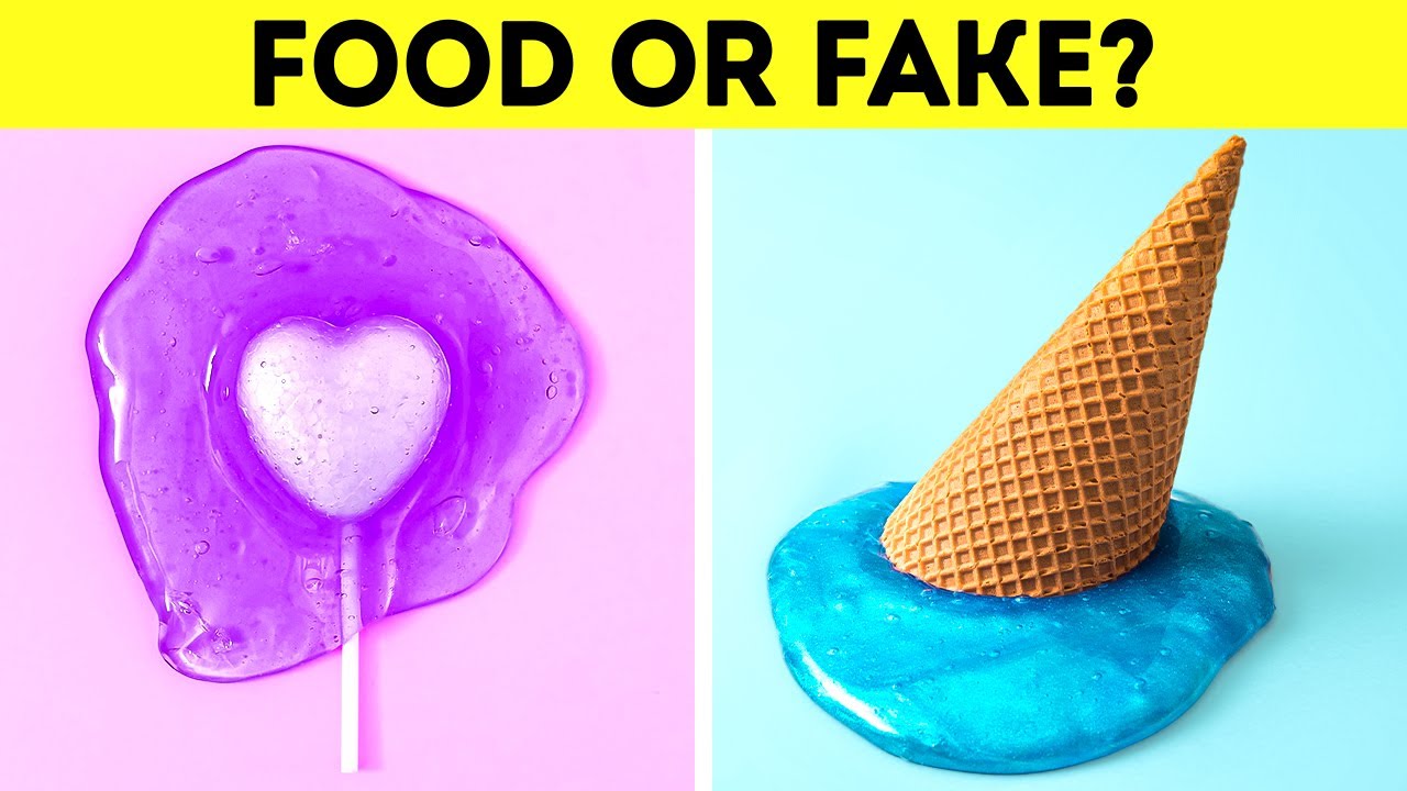 FOOD OR FAKE? | Unexpected Food Tricks And Sweetest Dessert Recipes With Cake, Chocolate And Candy