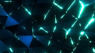 Geometric Bright Neon Triangular Background video | Footage | Screensaver