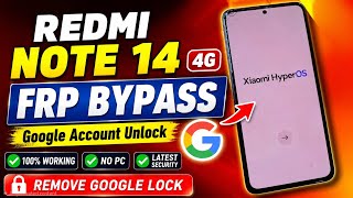 Redmi note 14 Frp bypass google account unlock #merosewa4k