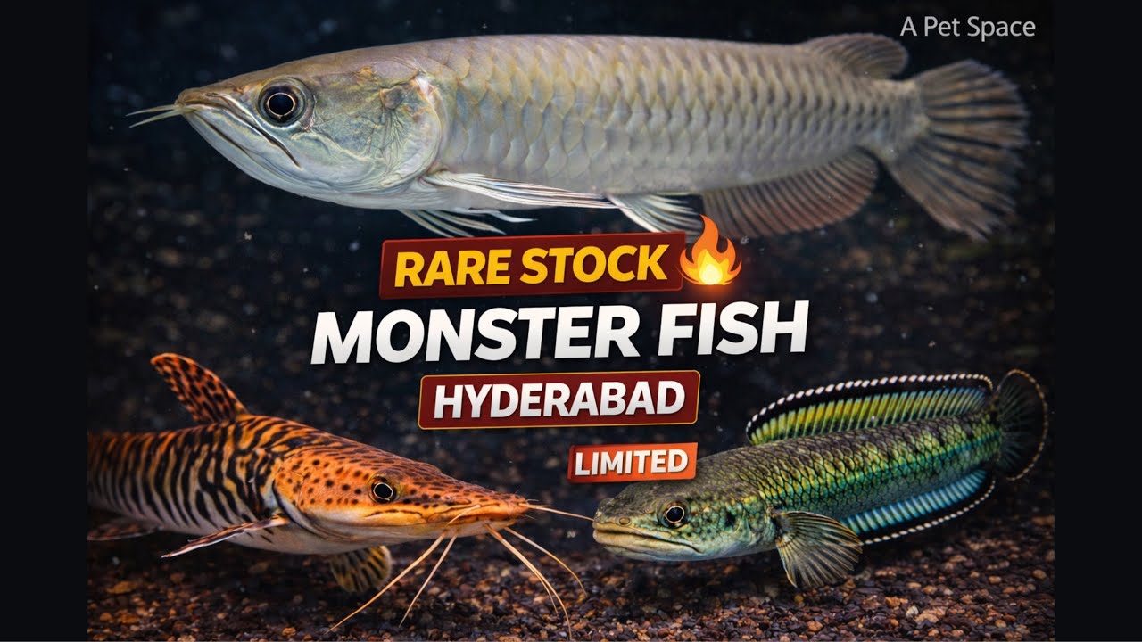 Rare Channa & Monster Fish Stock Update | Hyderabad The Aquarium Store by A Pet Space