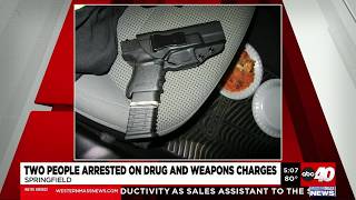 Two people arrested in Springfield on drug and weapons charges