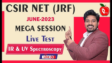 ORGANICSPECTROSCOPY ||IR&UV LIVE TEST||CSIR NETJRF||IITJAM GATE ||DOWNLOAD APP GACS JAIPUR||JBSIR