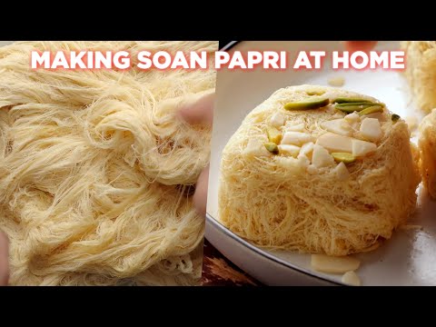 how to make soan papri at home