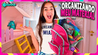 Organizando Meu Material Escolar Para O Volta Às Aulas