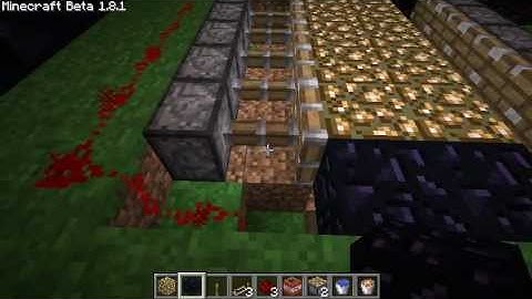 Minecraft - Piston bridge tutorial (part 1)