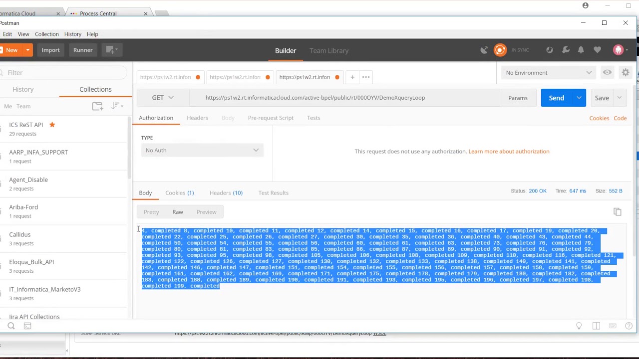 Как организовать цикл пагинации при интеграции приложений