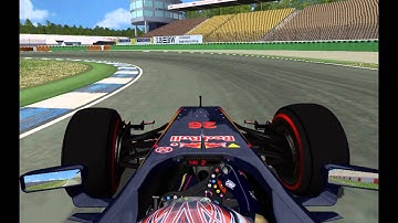 rFactor F1 VFR 2014 2.0 Mod - Onboard lap at Hockenheim