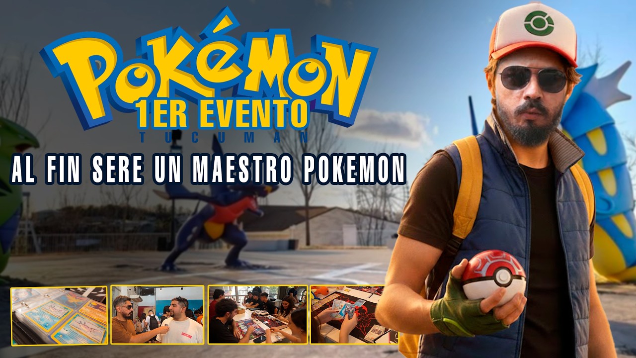 AL FINS SERE UN MAESTRO POKEMON 1° EVENTO POKEMON TCG EN TUCUMAN , CARTAS, CANJES , VENTAS