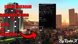 EDITAR LISTA DE VEHICULOS PANEL FREEROAM   PONERLE UNA IMAGEN AL PANEL