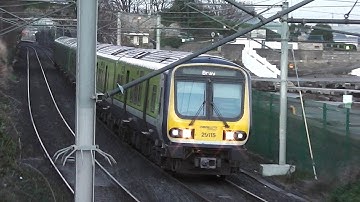 IE 29000 Class Commuter Train number 29115 - Seapoint Station, Dublin