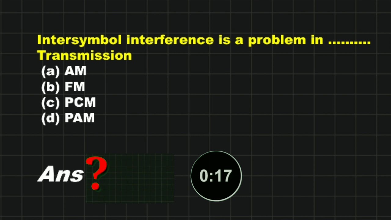 DIGITAL COMMUNICATION MCQ MINI MOCK TEST 2 || ESE | ISRO | BARC PREPARATION