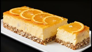 SANS FARINE & SANS SUCRE ! Gâteau à l'Avoine et à l'Orange | Mon Dessert Sain Préféré ! 🍊