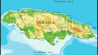 map of Jamaica