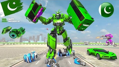 Grand Bus Robot Car Transform Game