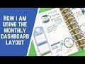 How I Am Using the Monthly Dashboard Layout for my Business Planner in 2019