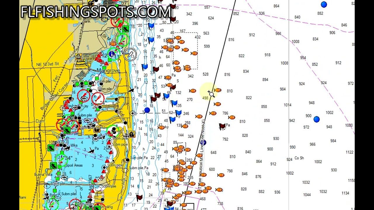 Miami Fishing Spots Dade County GPS Coordinates YouTube