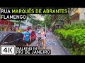 Walking in Rio de Janeiro: Flamengo: Marquês de Abrantes Street | Brazil |【4K】2020 | Binaural