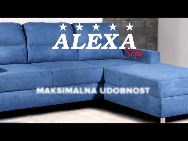 Ugaona garnitura DONA - alexa sofa - YouTube