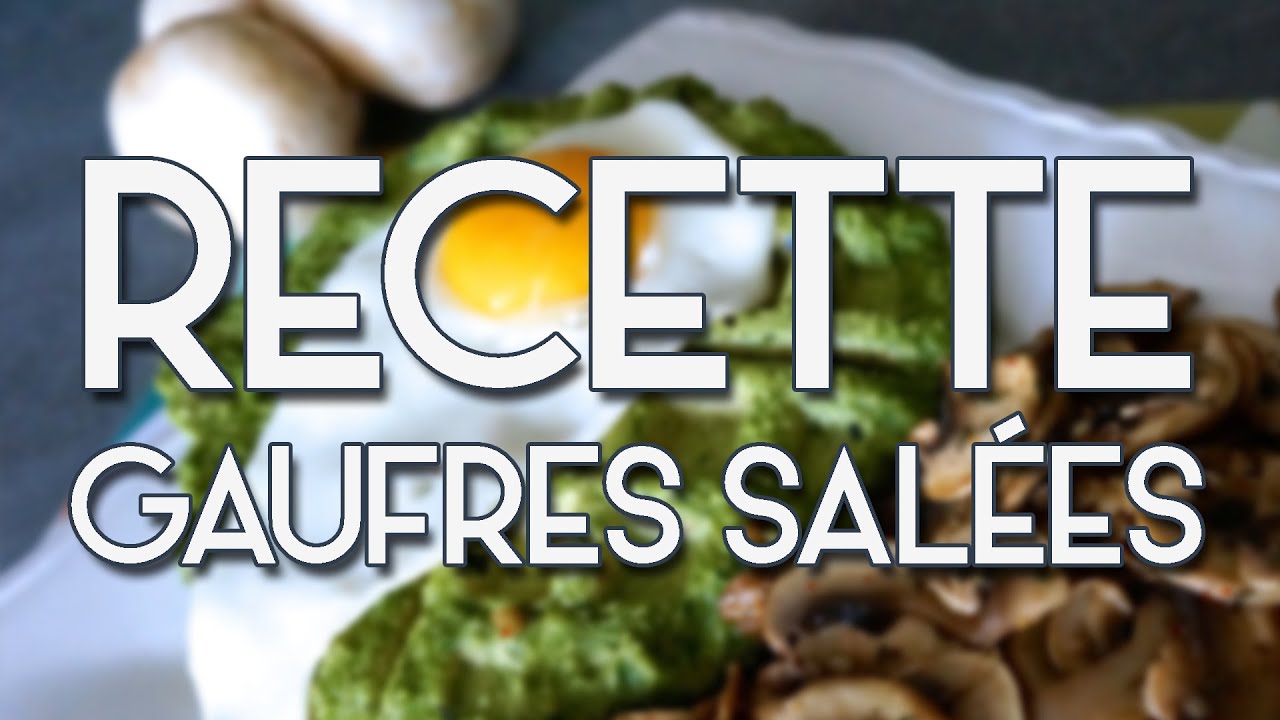 GAUFRES SALÉES AUX EPINARD