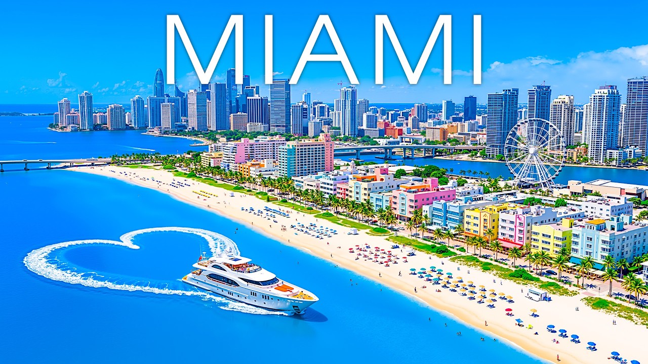 [4K] Miami 2026 🇺🇸 Discover Miami’s Stunning Beaches & Skyline with Deep House Chill