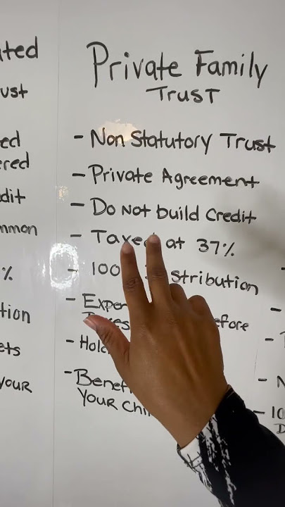 Part 2: The importance of incorporating a Private Family Trust into your structure.