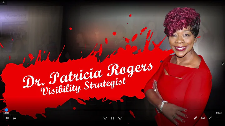 Founder Trish Carr Introduces - Dr. Pat Rogers