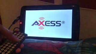 How to scan for channels on Axess 9" LCD Portable TV