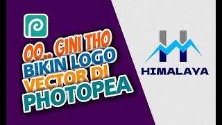Tutorial Membuat Logo Vector di Photopea, Bahasa Indonesia