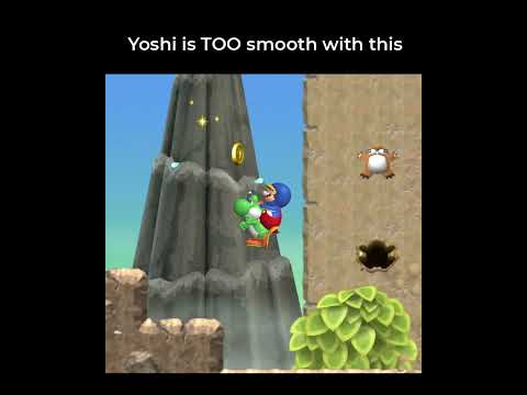 Yoshi is TOO smoth with this#NewSuperMarioBros #NSMB #Wii #MarioWii